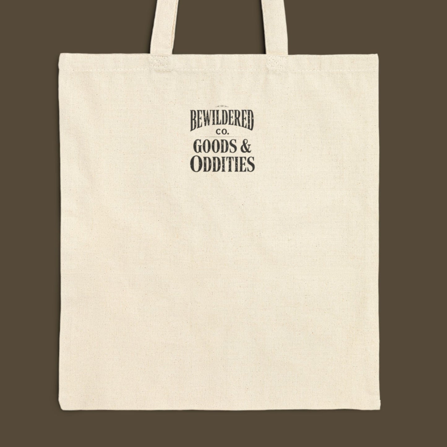 Bigfoot Quietly Passing Through Tote Bag — Sasquatch Forest Canvas Tote