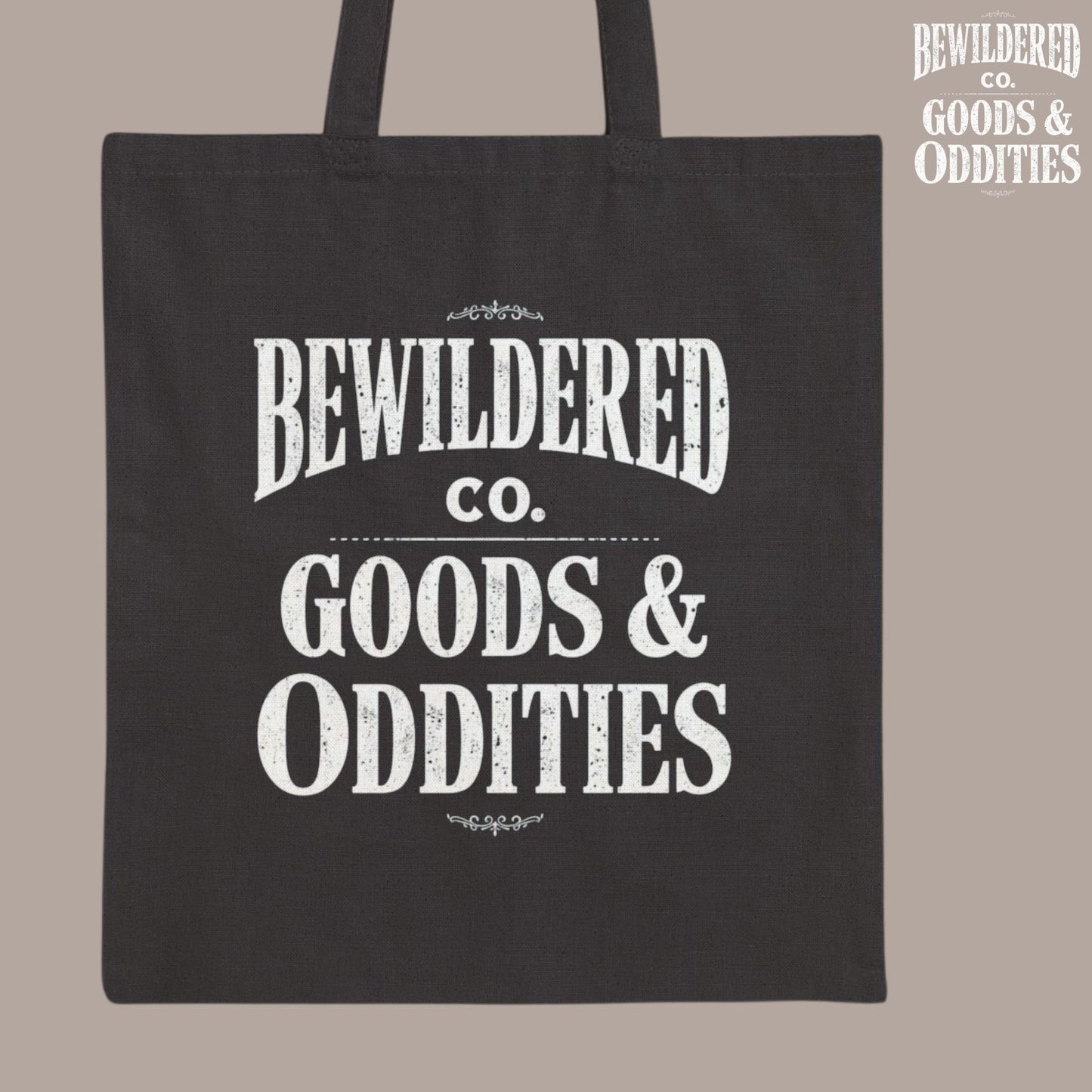 Tote Bag — Bewildered Co. Goods & Oddities Canvas Tote