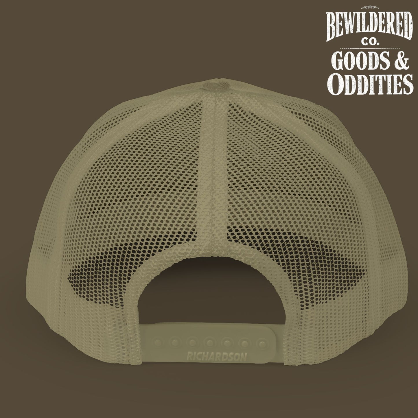 Snapback Trucker Cap — Embroidered 'I Wasn't Here' Sasquatch Hat