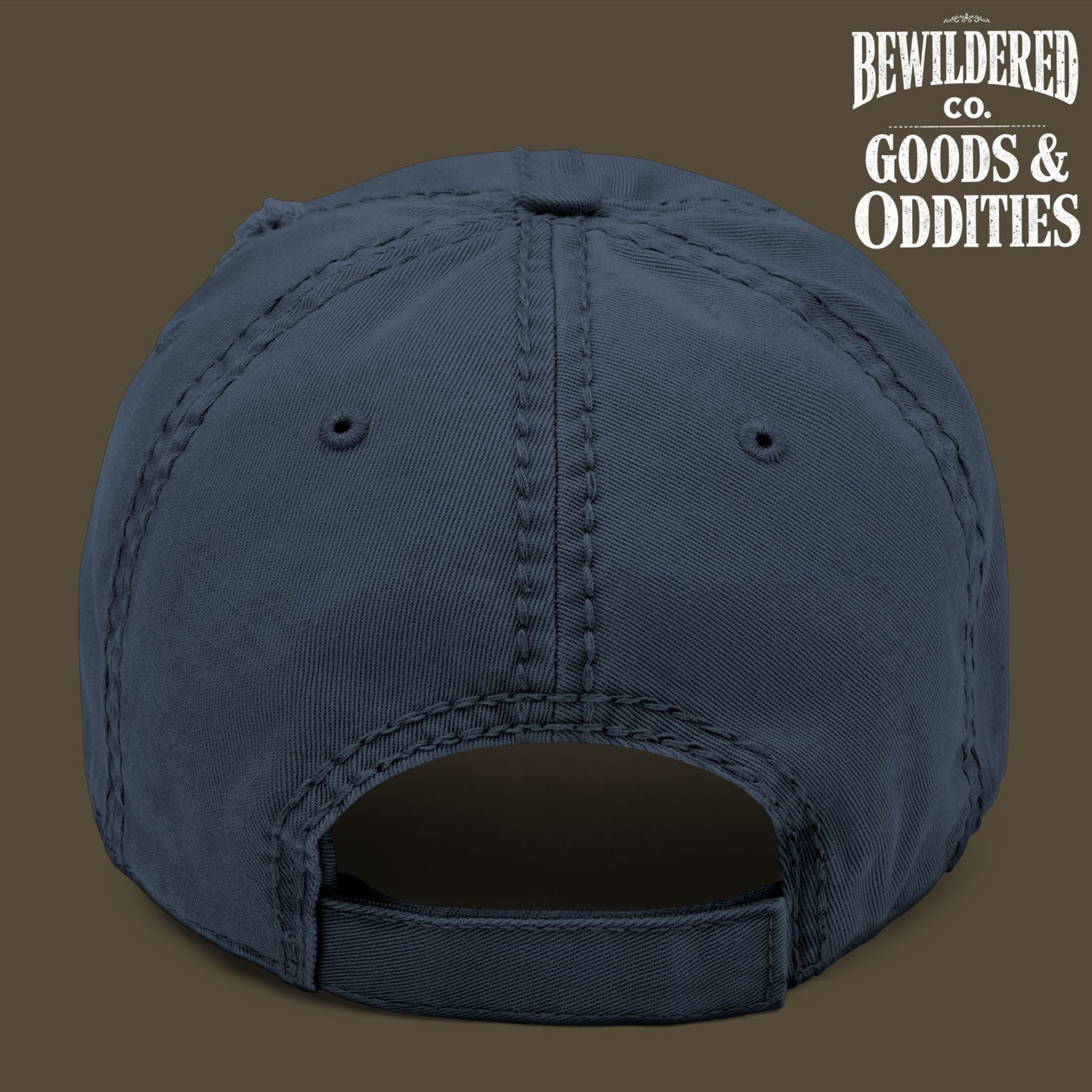 Distressed Dad Hat — "Salty but Sweet" Embroidered Wave Cap