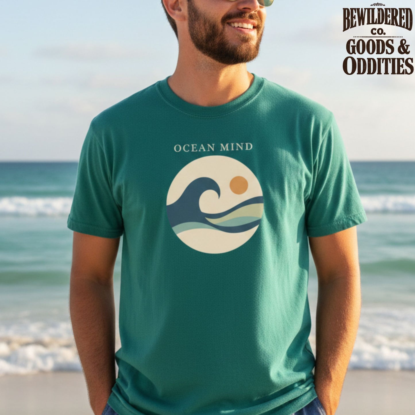 Ocean Mind T‑Shirt — Vintage Wave Graphic Tee