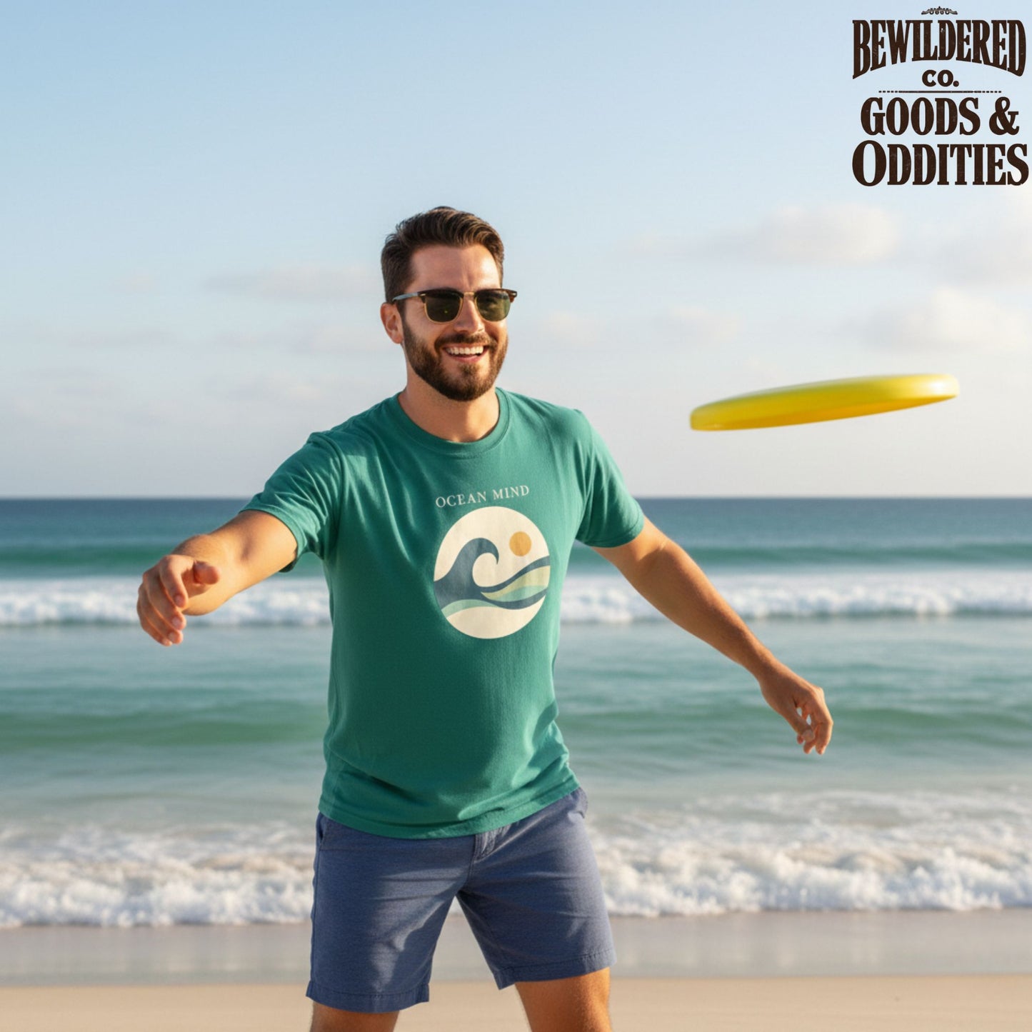 Ocean Mind T‑Shirt — Vintage Wave Graphic Tee