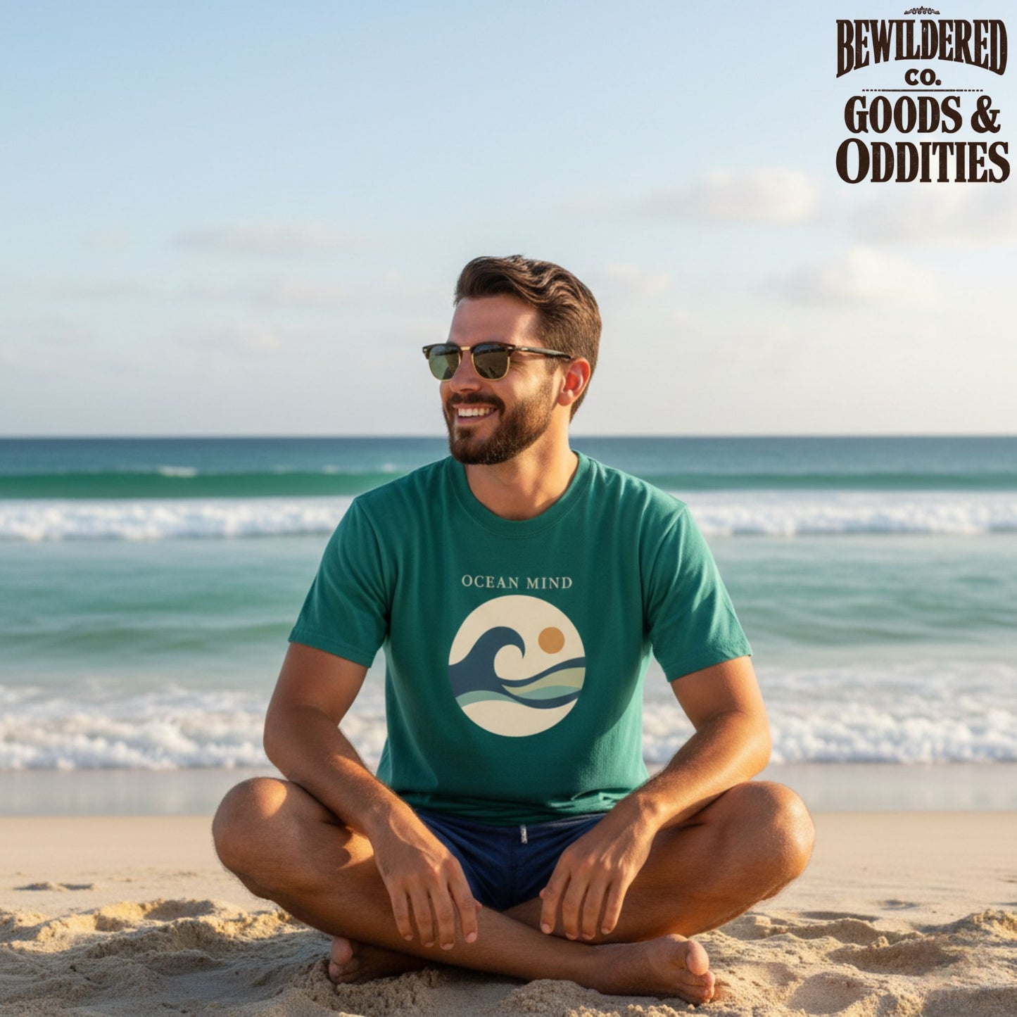 Ocean Mind T‑Shirt — Vintage Wave Graphic Tee