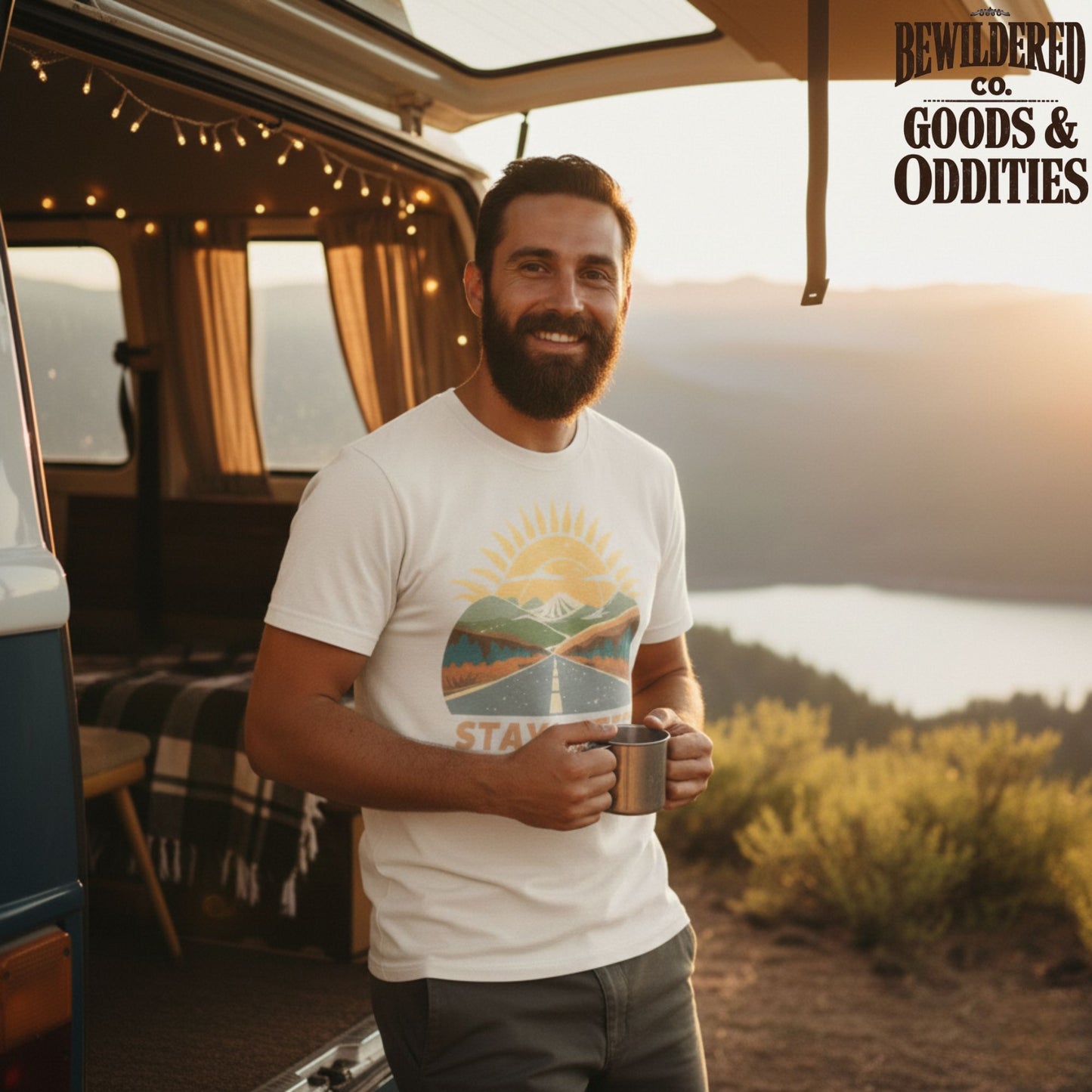 Road Trip T-Shirt — "Stay Late, Leave Early" Casual Travel Tee